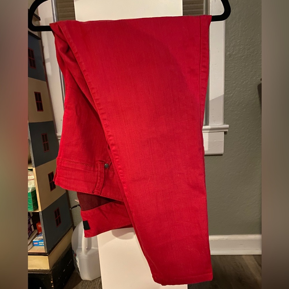Torrid red full length leggings size 22R